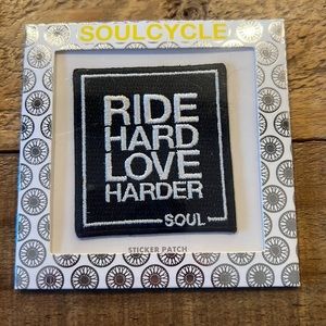 Soulcycle Ride Hard Love Harder Sticker Patch